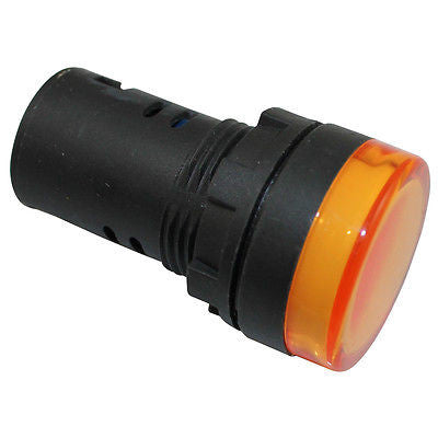 SUNS IL6E-240E-A-Q LED 22mm Amber Pilot Light 240V XB7EV08MP 800FD-P0N7 - Industrial Direct