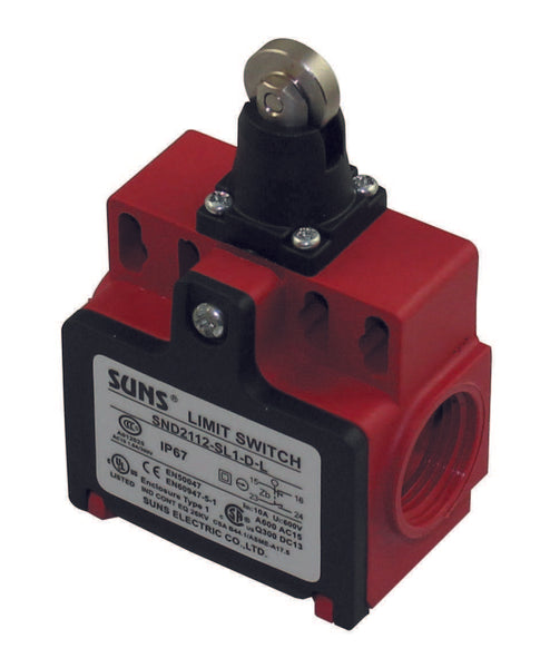 SUNS SND2112-SL1-D-L Roller Plunger Limit Switch – Industrial Direct