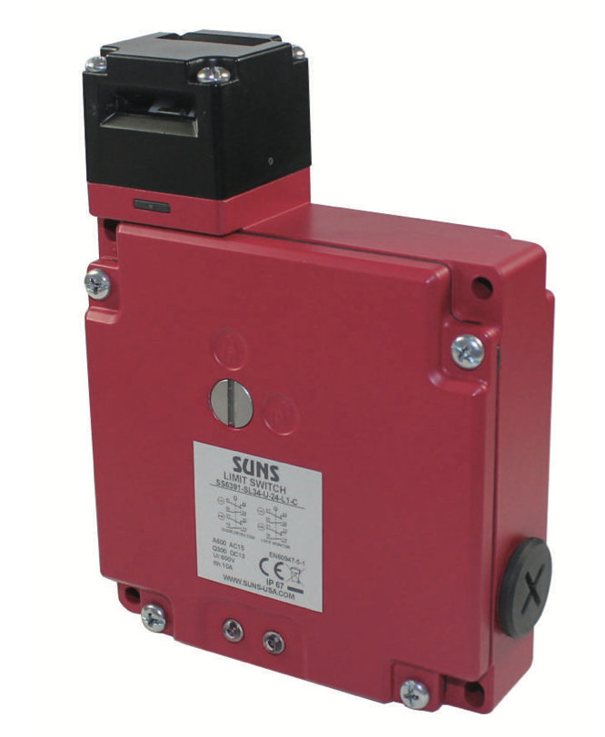 SUNS SS6391-SL34-U-24-L1-A Solenoid Interlock Safety Switch 2NC/2NO