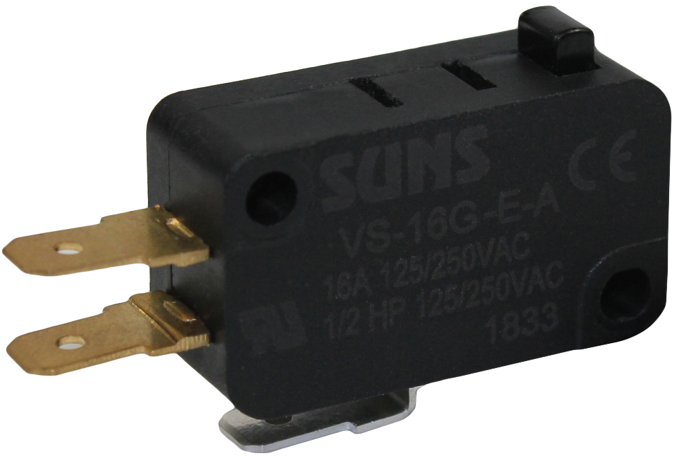 SUNS VS-16G-E-A Miniature Basic 16A Snap Action Plunger Micro Switch V-15G - Industrial Direct