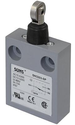 SUNS SN3203-SP-D1 Booted Roller Plunger Limit Switch 914CE55Q1 - Industrial Direct