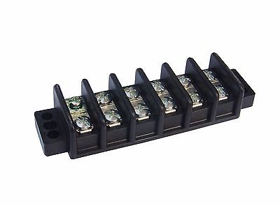 SUNS TG-306 UL Rated 30A/600V Terminal Block 6 Pole 22-10 AWG Wire - Industrial Direct