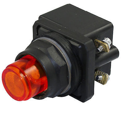 SUNS PB30-PL-D24E-R-P0 30mm 24V LED Red Pilot Light 9001SKP35R31 9001SKP35LRR31 - Industrial Direct