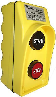 SUNS CSB-276Y UL Listed Yellow Start/Stop Pendant Station 1NO/1NC 9001BW76Y - Industrial Direct