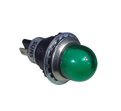 SUNS IL5E-240E-G-Q LED 3/4" Green Indicator Pilot Light 240V Square D 9001OG - Industrial Direct