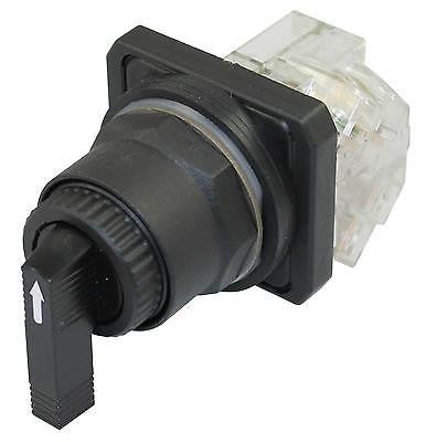 SUNS PB30-SL3C-B-P1 30mm 3 Position Ext. Selector Switch Momentary 9001SKS53FBH1 - Industrial Direct