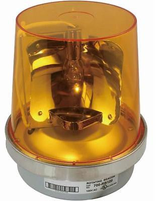 SUNS 700-RA120 UL Rated 120VAC Amber Rotating Beacon Emergency Signal Light 120V - Industrial Direct