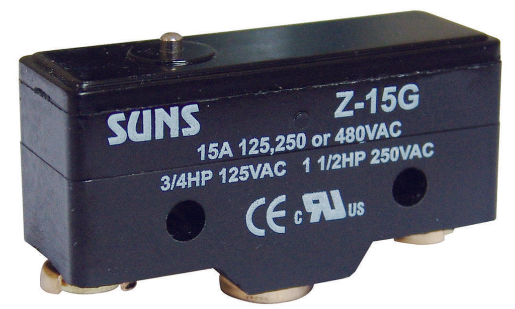 SUNS International Z-15G Plunger 15A Micro Switch - Industrial Direct