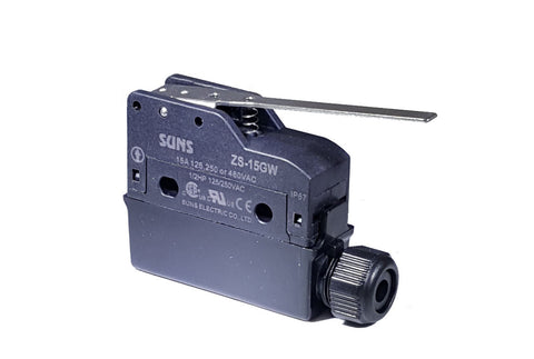 SUNS International ZS-15GW-C Waterproof Positive Opening Micro Switch With Cover - Industrial Direct