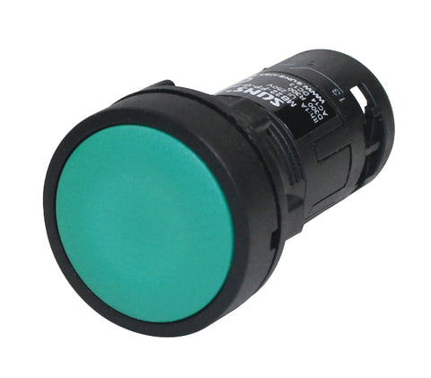 SUNS MB22-FP-G 22mm Monolithic Green Pushbutton 1NO/1NC XB7NA31 XB7NA35