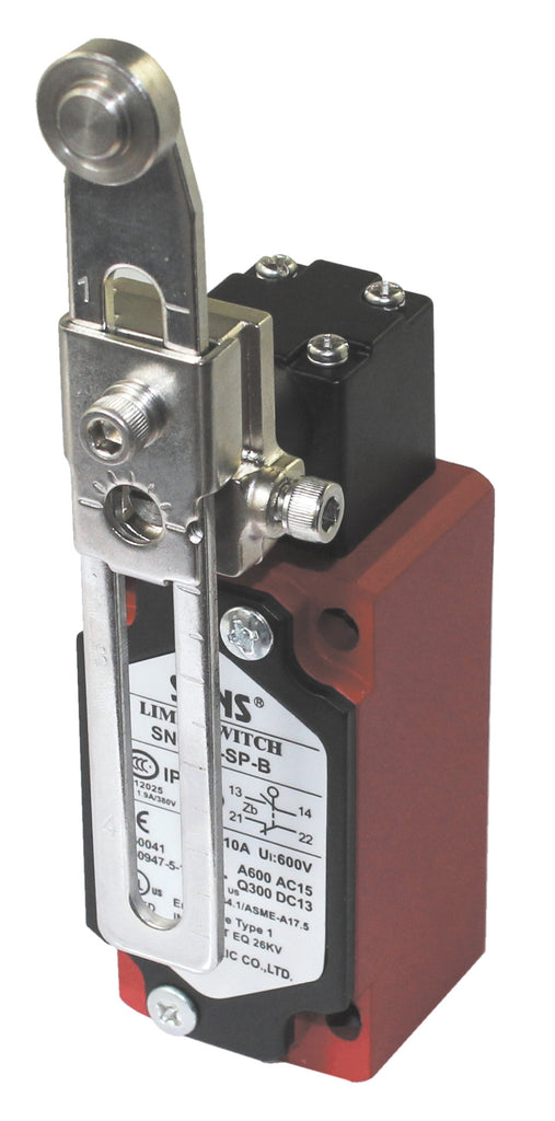 SUNS International SN6108-SL2-A(AB) Adj Rotary Lever Saftey Limit Switch E40204FM