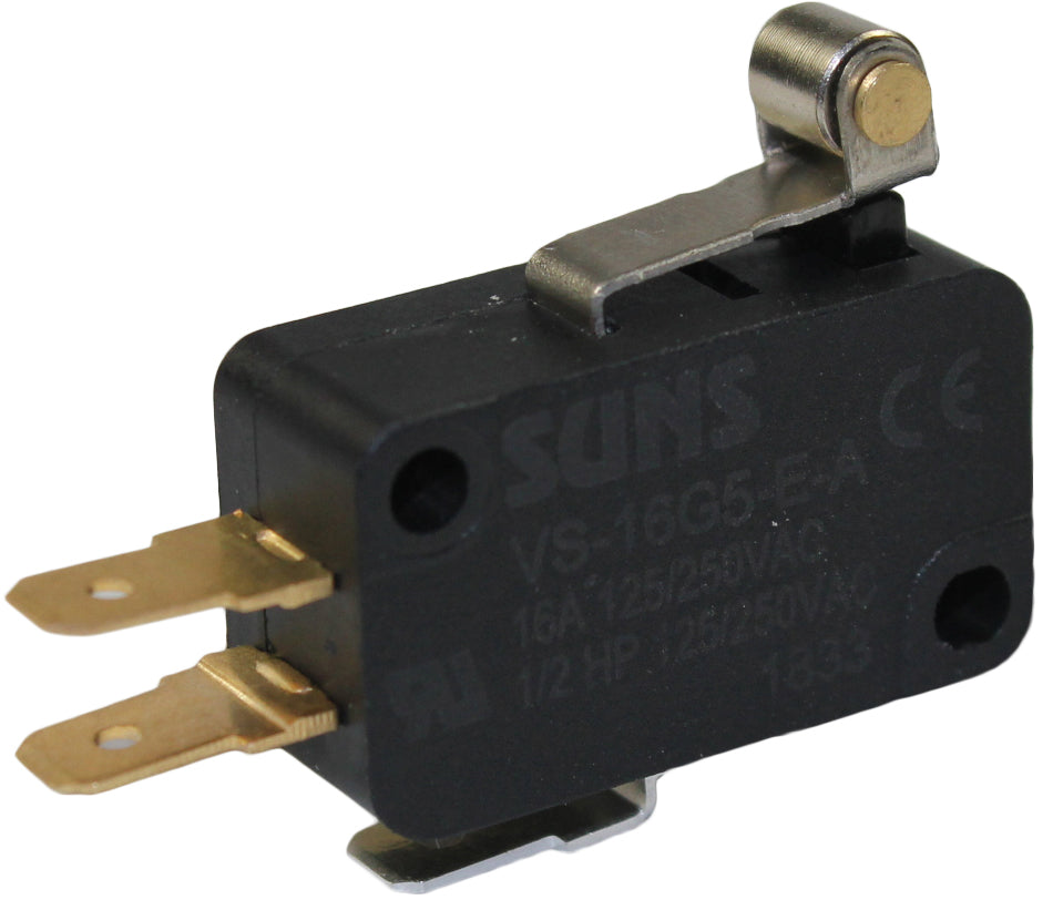 SUNS VS-16G5-E-A Miniature Basic 16A Snap Action Roller Lever Micro Switch - Industrial Direct