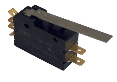 SUNS S-19H Hinge Lever Snap Action 15A Micro Switch E19-00H E1900H E19-50H - Industrial Direct