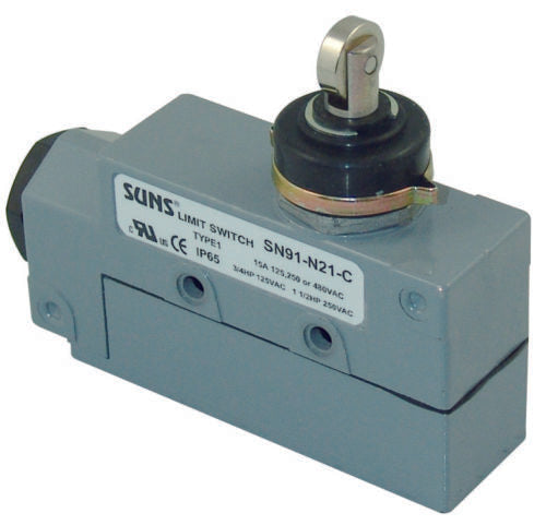 SUNS SN9D-N21-A Sealed Cross Roller Plunger DPDT Limit Switch 2NO2NC DTE6-2RN81 - Industrial Direct